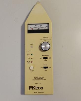 Fonometro Cirrus Research CRL 222
