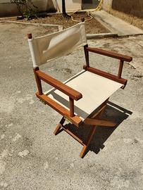 Sedia in teak da barca