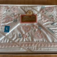 Tovaglia da tavola con 12 tovaglioli misto lino