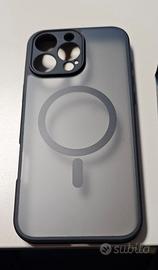 Cover magnetica IPhone 16 Pro Max + pellicole