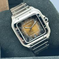 Cartier Santos Large Brown WSSA0064 Full Set