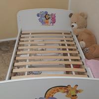letto singolo + comodino bambino/a " madagascar"