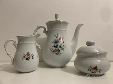 Set Thun Porcellana fine vintage Teiera,lattiera