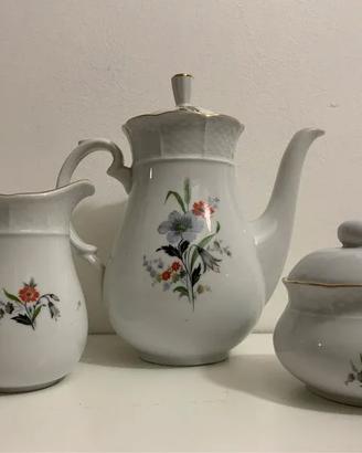 Set Thun Porcellana fine vintage Teiera,lattiera