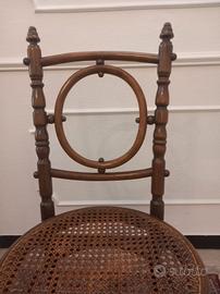 4 sedie da bistrot  in legno curvato