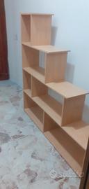 Libreria espositore scaffale in legno