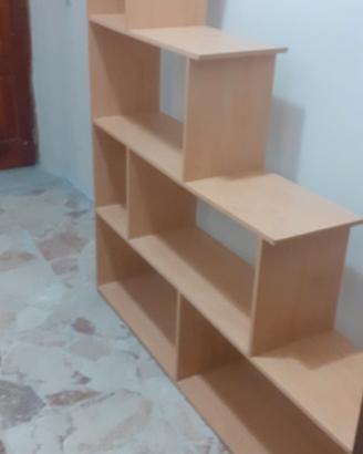 Libreria espositore scaffale in legno
