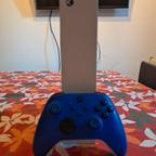 Xbox series s con controller blu