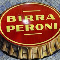Stendardo birra peroni vintage