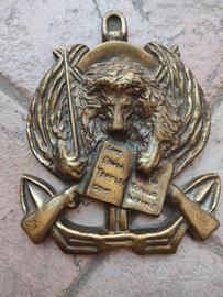 Targa Crest in ottone Lagunari