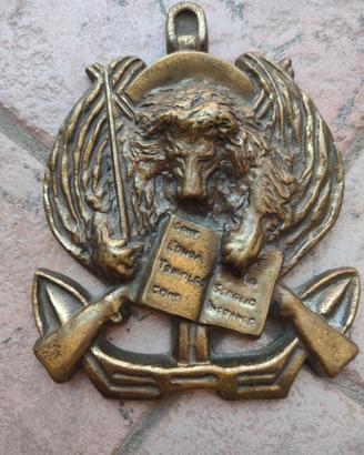 Targa Crest in ottone Lagunari
