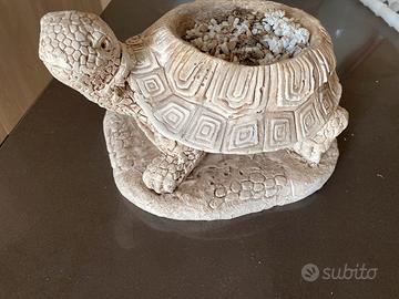Tartaruga vaso lavorata a mano 25 cm