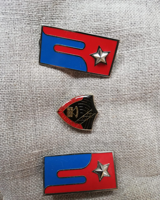 Militaria carristi distintivo piastrine