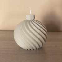 Candela natalizia a spirale