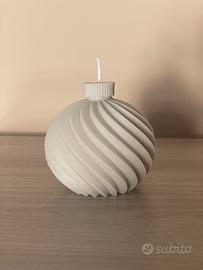 Candela natalizia a spirale