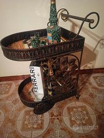 carrello porta bottiglie 