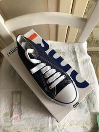 Sneakers donna NUOVE blu tessuto Original Marines