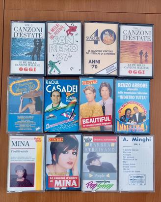 Lotto Musicassette Vintage anni '60 e Grandi Succe