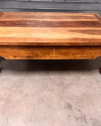 Tavolo da Oppio in teak massello (Indonesia)