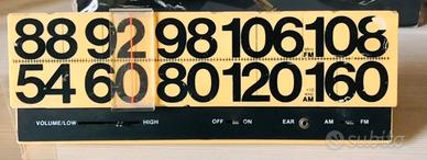 Concept 2000 Slide Rule AM/FM Radio 1975