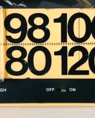 Concept 2000 Slide Rule AM/FM Radio 1975