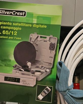 kit impianto satellitare da campeggio