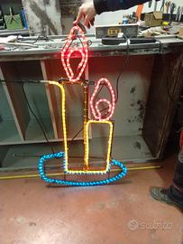 Luminarie natalizie stradali