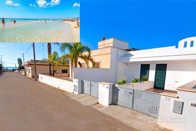 A 250 m dalle spiagge di Pescoluse Salento Puglia