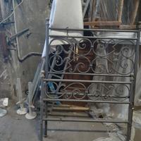 Letto singolo in ferro battuto