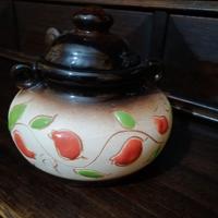 Zuppiera/Legumiera Rustica in Ceramica Dipinta a M