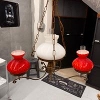 lampadario in ottone 