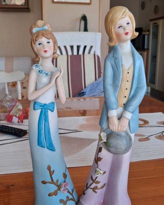 Statuine in ceramica degli anni '60 