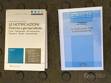 Testi giuridici sulle procedure di notificazione