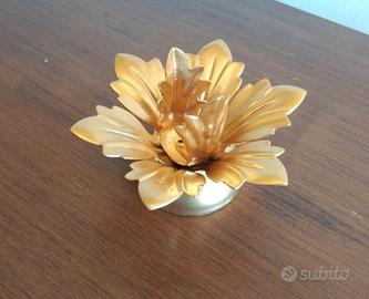 Portacandele in ferro battuto