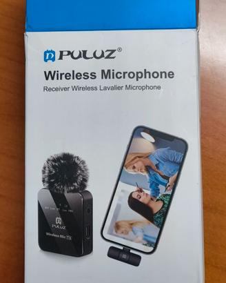 Microfono wireless 2.4 Ghz per smartphone