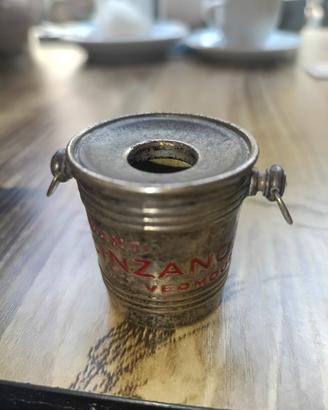 Secchiello pubblicitario Cinzano Spumanti gadget