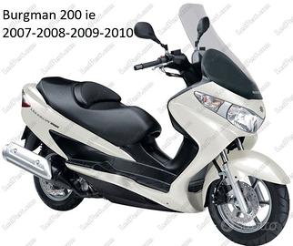 RICAMBI BURGMAN 200 2008 SUZUKI testa devio pedana