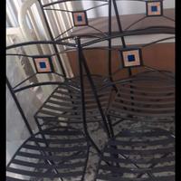 tavolo per giardino in ferro 