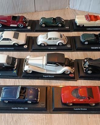 Lotto 11 Modellini Auto d'Epoca / Collezione da Mo