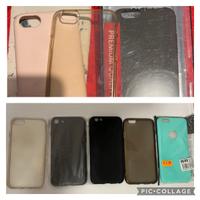 Tutte le  8 cover per iPhone 6-6S 5 in confezione