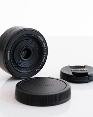 Canon EF-M 22 mm f/2 obiettivo STM Come Nuovo!