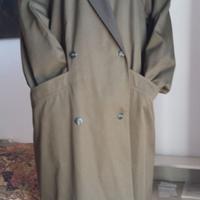 Soprabito donna verde militare double face