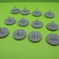 Kit 12 pezzi - Piedino per mobili regolabile, diam