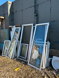 Finestre e porte in pvc bianco varie misure