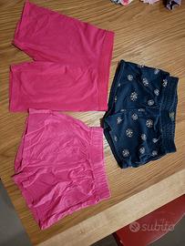 pantaloncini, t-shirt e pigiamino  4/5 anni
