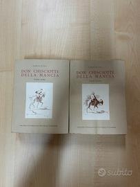 Don Chisciotte due volumi edizioni Utet