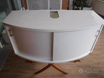 Grande mobile bagno sospeso bianco