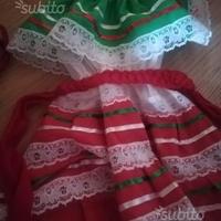 Vestito carnevale messicana