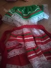 Vestito carnevale messicana