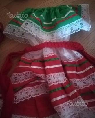 Vestito carnevale messicana